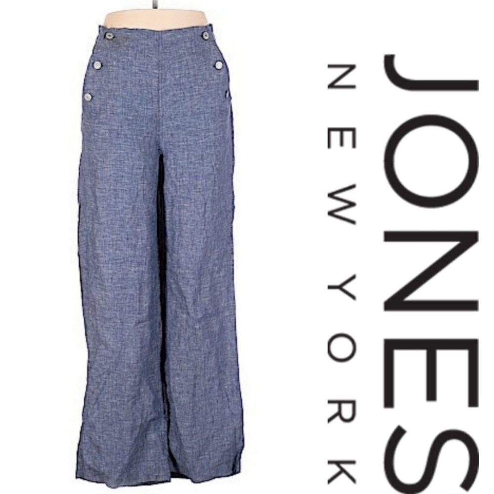Linen sailor pants